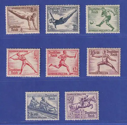 Deutsches Reich 1936 Olympische Sommerspiele Mi.-Nr. 609-616 postfrisch **