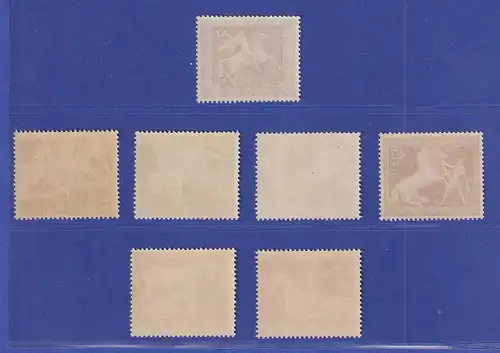 Deutsches Reich Galopprennen Das Braune Band Lot 7 Werte postfrisch **