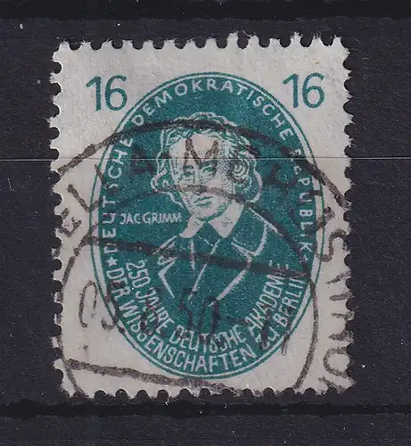 DDR 1950 Akademie der Wissenschaften Jacob Grimm Mi.-Nr. 267 gest. ZELLA-MEHLIS