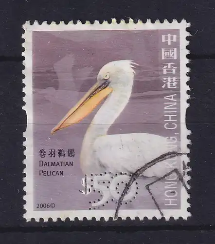 Hongkong 2006 Pelikan 50 Dollar Mi.-Nr. 1402 gestempelt