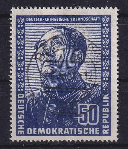 DDR 1951 Deutsch-chinesische Freundschaft Mao Mi.-Nr. 288 gestempelt