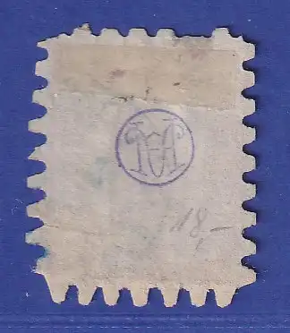 Finnland 1867 Staatswappen 1 Markka Mi.-Nr. 10 C gestempelt