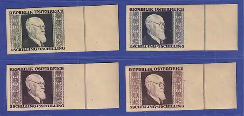 Österreich 1946 Karl Renner Mi.-Nr. 772-775 B Seitenrandstücke postfrisch **