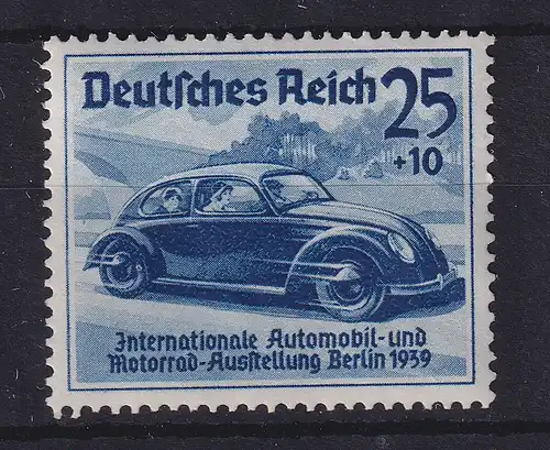 Deutsches Reich 1939 Automobile Mi.-Nr. 688 Volkswagen Käfer postfrisch ** 