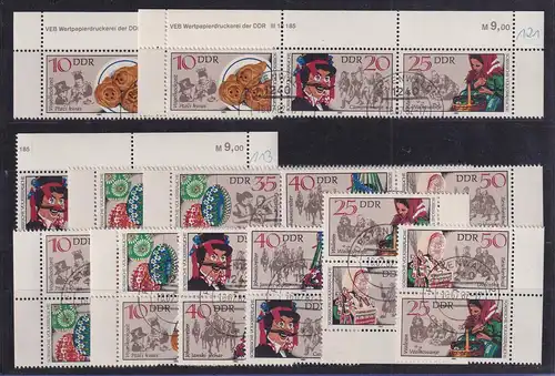 DDR 1982 Volksbräuche Mi.-Nr. 2716-2721 kpl. Garnitur 18 ZSD echt O FÜRSTENWALDE