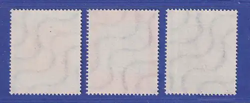 Bundesrepublik 1949 100 Jahre dt. Briefmarken Mi-Nr. 113-115 roter So.-O MÜNCHEN