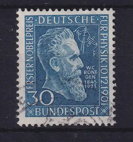 Bundesrepublik 1951 Wilhelm Conrad Röntgen  Mi.-Nr. 147 gestempelt