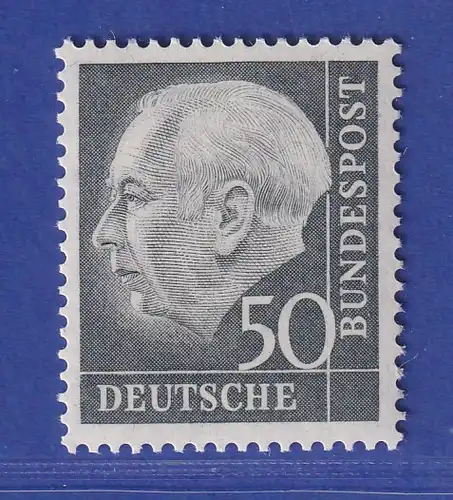 Bundesrepublik 1954 Theodor Heuss 50 Pfg  Mi.-Nr. 189 postfrisch **