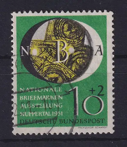 Bundesrepublik 1951 Briefmarkenausstellung Wuppertal  Mi.-Nr. 141 gestempelt