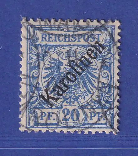 Deutsche Kolonien Karolinen 1900 Mi.-Nr. 4 I  O PONAPE, gepr. JÄSCHKE BPP