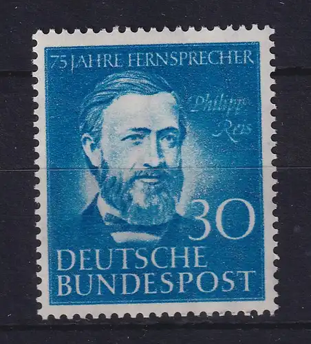 Bundesrepublik 1952 Philipp Reis 75 Jahre Telefon Mi.-Nr. 161 postfrisch **