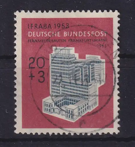 Bund 1953 Briefmarkenausstellung IFRABA Mi.-Nr. 172 voll gestempelt 