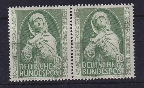 Bund 1952 Germanisches Nationalmuseum Mi.-Nr. 151 waager. Paar **