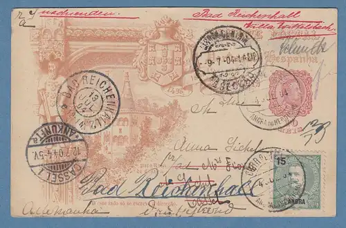 ANGRA, Terceira Azoren GA mit ZF 1904 nachgesandt nach Bad Reichenhall