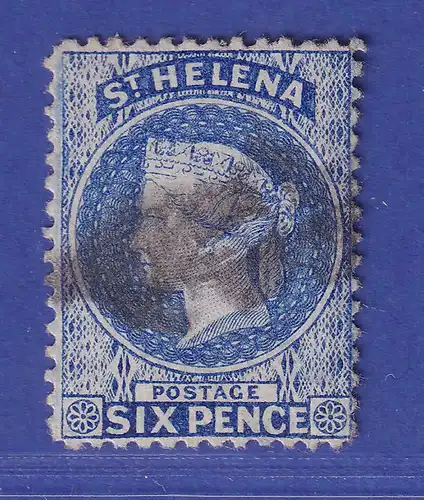 St. Helena 1873 Queen Victoria Mi.-Nr. 11 A  ultramarin gestempelt
