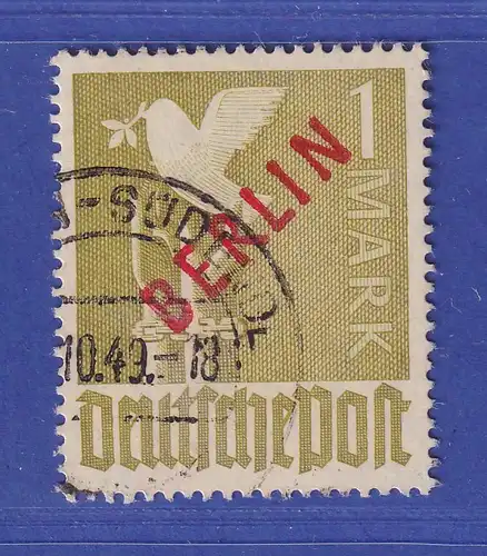 Berlin 1949, 1 DM Rotaufdruck Mi.-Nr. 33 O Berlin-Südend, gute Qualität