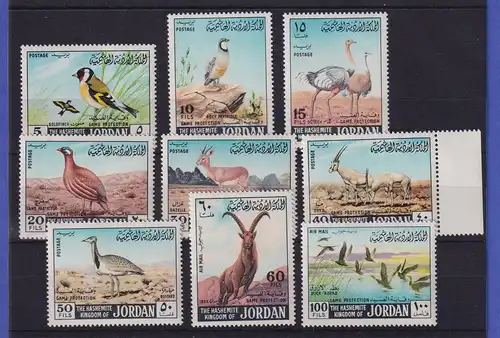 Jordanien 1968 Einheimische Tiere Mi.-Nr. 682-690 postfrisch **