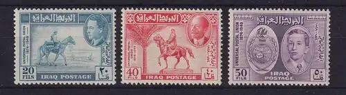 Irak 1949 Weltpostverein  Mi.-Nr. 157-159  postfrisch **