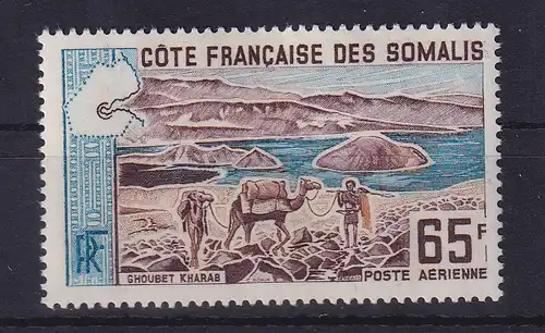 Französische Somaliküste 1965 Fluss-Landschaft mit Kamel Mi.-Nr. 366 **