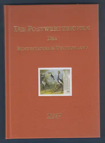 Briefmarken JAHRBUCH Bundesrepublik Deutschland 2017 kpl. bestückt mit Schuber.