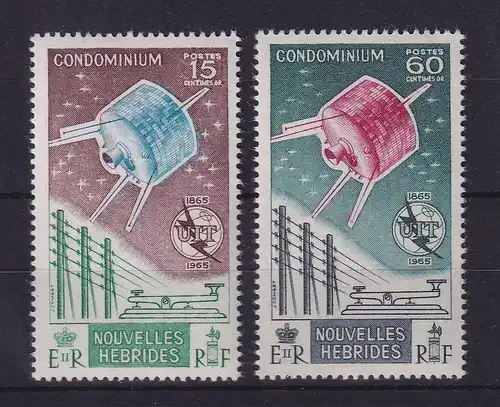 Vanuatu / Neue Hebriden 1965 Satellit Mi.-Nr. 210-11 Satz kpl. ** / MNH