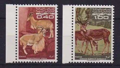 Algerien 1968 Schaf und Hirsch Mi.-Nr. 510-511 postfrisch **