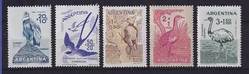 Argentinien 1960 Einheimische Vögel Mi.-Nr. 715-717 postfrisch **