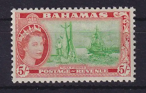 Bahamas 1954 Thunfisch-Fang Mi.-Nr. 176 postfrisch **