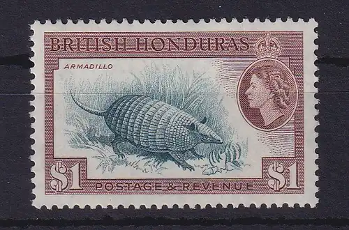 Britisch Honduras (Belize) 1953 Gürteltier Mi.-Nr. 150 A postfrisch **