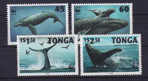 Tonga 1996 Wale Mi.-Nr. 1400-1403 postfrisch **