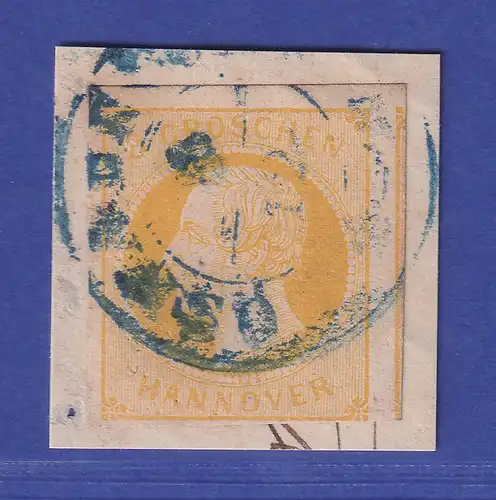 Altdeutschland Hannover Georg V. 3 Gr Mi.-Nr. 16 a gestempelt auf Briefstück