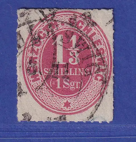 Altdeutschland Schleswig-Holstein 1 1/3 Schilling Mi.-Nr. 15 gestempelt