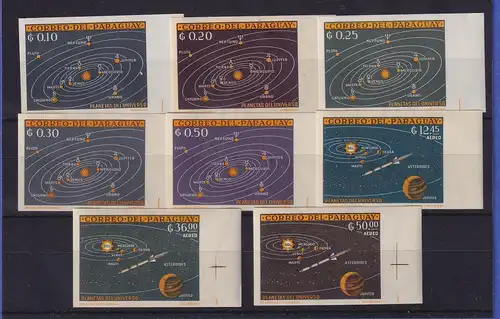 Paraguay 1962 Sonnensystem Mi.-Nr. 1142-1149 postfrisch **