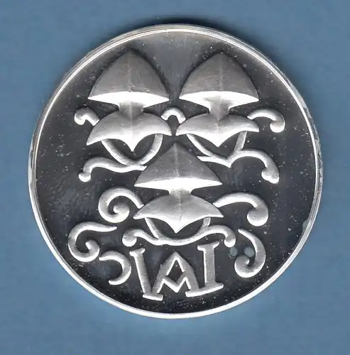 Silber-Medaille Frankfurt Rathaus Römer 15g Ag 999