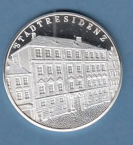 Silber-Medaille Frankfurt Rathaus Stadtresidenz 15g Ag 999