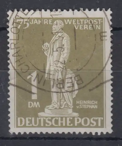 Berlin 1949 Stephan 1DM-Wert  Mi.-Nr. 40 sauber bedarfs-gebraucht
