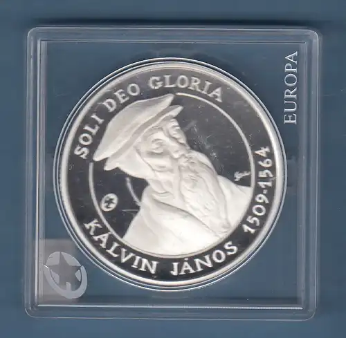 Ungarn 2009 Silber-Gedenmünze Kalvin Janos 5000 Forint PP 