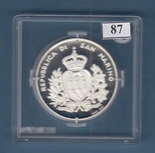 San Marino 2011 Silber-Gedenmünze Europäische Entdecker PP 