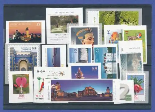 Bundesrepublik alle selbstklebenden Briefmarken des Jahrgangs 2013 komplett **