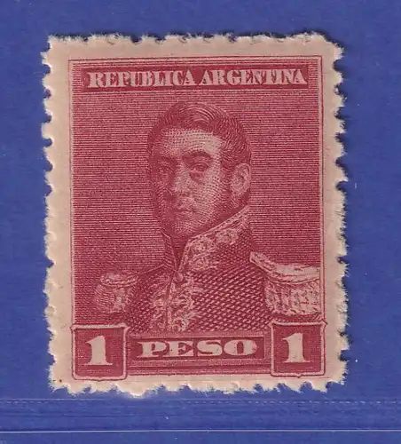 Argentinien 1893 San Martin Mi.-Nr. 95 b ohne Wasserzeichen postfrisch ** / MNH 