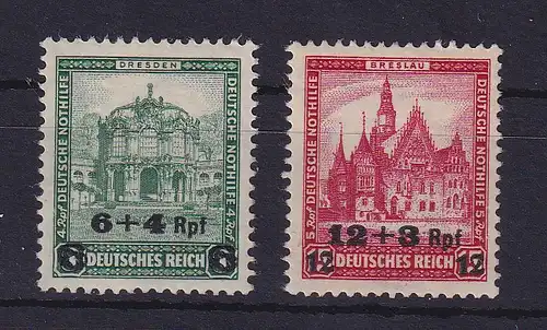 Deutsches Reich 1932 Nothilfe Bauwerke Mi.-Nr. 463-464 postfrisch **