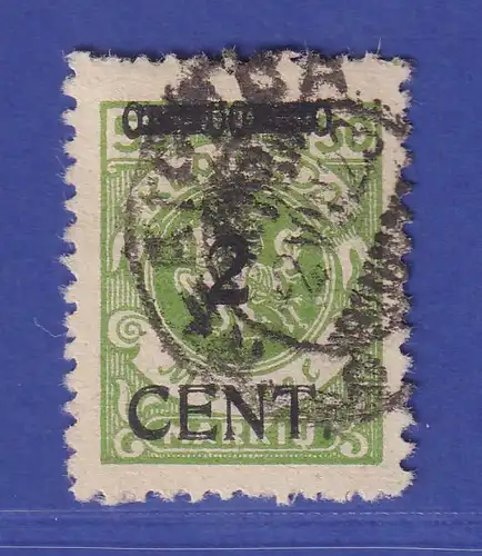Memelgebiet 1923 Freimarke mit Doppelaufdruck Mi.-Nr. 177 DD I O KLAIPEDA 