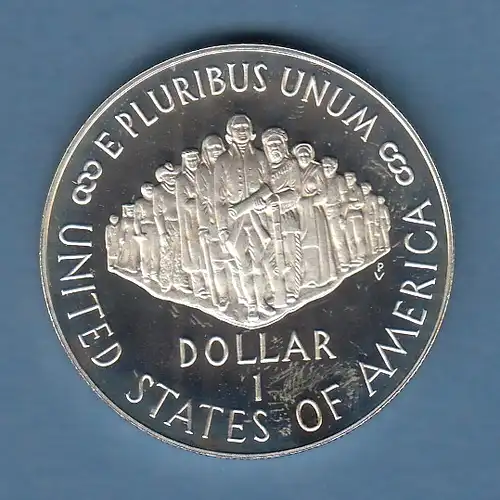 USA 1987 1$ Silber-Gedenkmünze 200 Jahre Verfassung Constitution PP proof