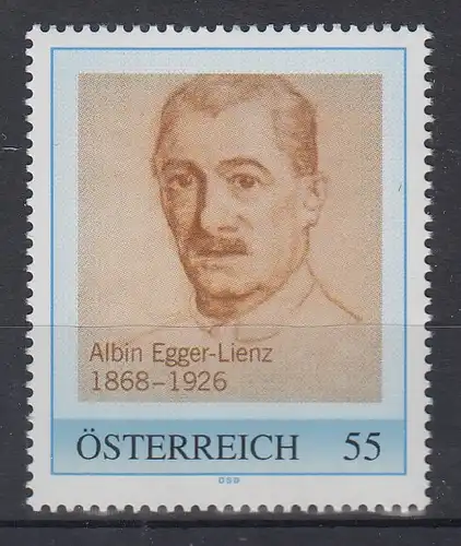 Österreich Meine Marke Albin Egger-Lienz Portrait Wert 0,55 ** 