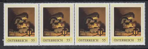 Österreich Meine Marke Albin Egger-Lienz Maria m. Kind Wert 0,55 ** 4er-Streifen