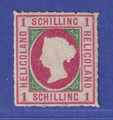 Helgoland 1867 Queen Victoria 1 Schilling Mi.-Nr. 2 ungebraucht *