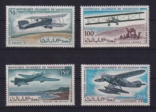 Mauretanien 1966 Flugpostmarken Flugzeuge Mi-Nr. 278-281 postfrisch **