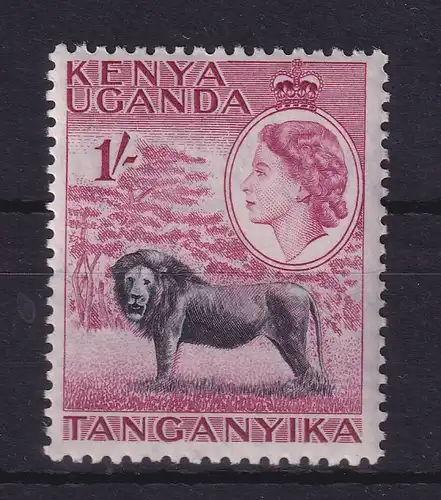 Kenya, Uganda, Tansania 1954 Löwe Mi.-Nr. 100 postfrisch **