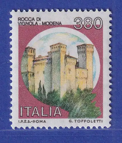 Italien 1987 Freimarke Burgen und Schlösser Modena  Mi-Nr. 2002 **