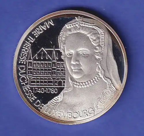 Luxemburg Silbermünze 25 ECU Herzogin Marie Therese 1994 PP